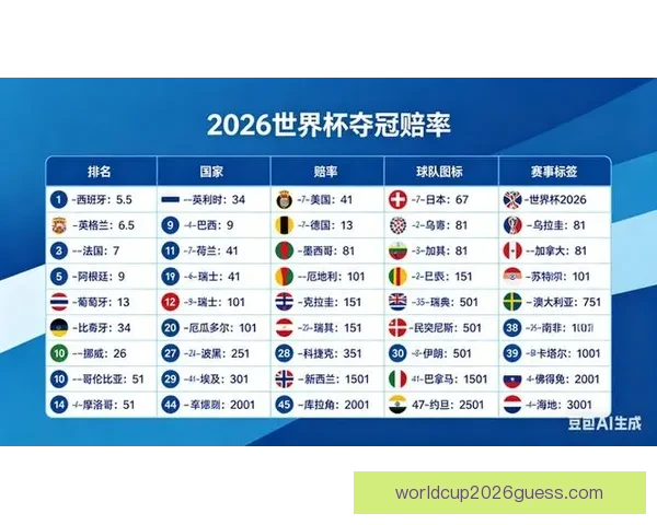 世界杯竞猜赔率平台助你精准预测赛事胜负赢取丰厚奖金